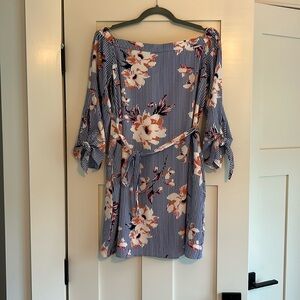 Charles Henry Off the Shoulder Dress
